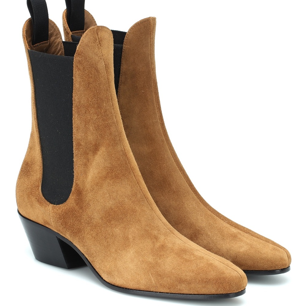 Khaite Saratoga Suede Boots